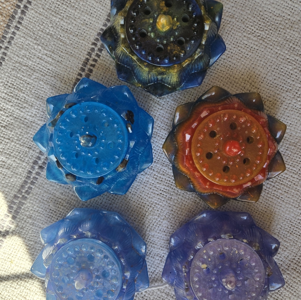 Resin incense burner